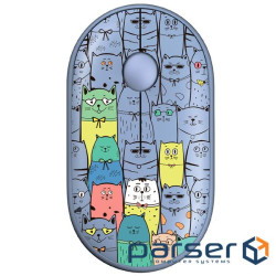 Миша 2E MF300 Pets Silent WL BT Cats (2E-MF300WPETSBL)