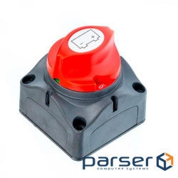 Розмикач (Вимикач) маси закритого типу 200А (поворотний), мідний (YT-200AM8M8-Red) (YT-200AM8M8-Red)