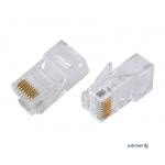 Роз'єм Cor-X RJ-45 8P8C (Роз'єм RJ45 connector CAT5E 8P8C, 100 шт. = 1 пач .)