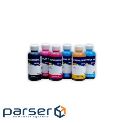 Чорнило InkTec Epson R270/290 RX590/610/690 6*100мл, B/C/LC/M/LM/Y (E0010-6SET100)