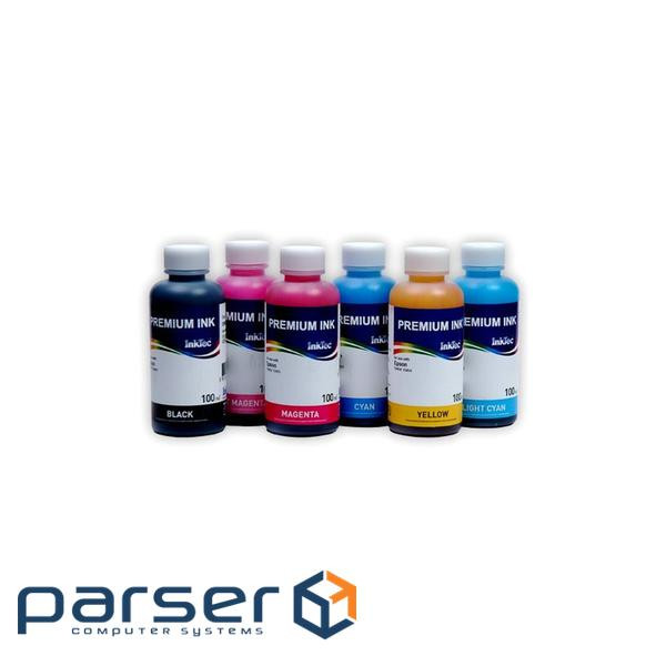 Чорнило InkTec Epson R270/290 RX590/610/690 6*100мл, B/C/LC/M/LM/Y (E0010-6SET100)
