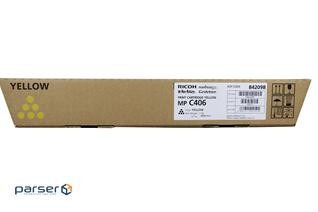 Toner cartridge Ricoh MPC306, C307, C406 Yellow 6K (842098)