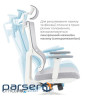 Офісне крісло OfficePro Elegant OC600-W-LG-LG