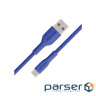 Кабель Promate USB - Type-C USB (M/M), 2 A, 1 м , xCord-AC Navy (xcord-ac.navy)