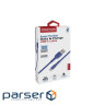 Кабель Promate USB - Type-C USB (M/M), 2 A, 1 м , xCord-AC Navy (xcord-ac.navy)
