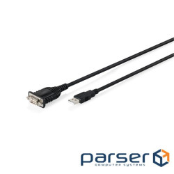 Адаптер DIGITUS USB 2.0 RS232 (M/M), FT232RNL, 1.8m (DA-70172)