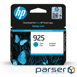 Картридж HP 925 Cyan 400ст (4K0V6PE)