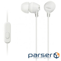 Навушники Sony MDR-EX15AP White (MDREX15APW.CE7)