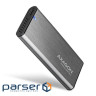 Кишеня зовнішня AXAGON USB-C 3.2 Gen 2 metal box for M.2 NVMe & SATA SSD SuperSpeed (EEM2-SG2)