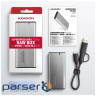 Кишеня зовнішня AXAGON USB-C 3.2 Gen 2 metal box for M.2 NVMe & SATA SSD SuperSpeed (EEM2-SG2)