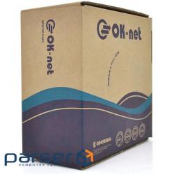 Кабель мережевий OK-Net FTP-cat.5E-SL 100м (КПВЕ-ВП) (100) 24AWG / 100)