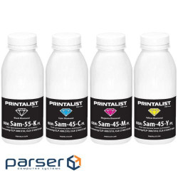 Тонер Samsung CLP-300/310, CLX-2160/3160 SET Black 55г/С olor 45 Printalist (Sam-CLP300-SET-PL)