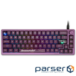 Клавіатура Thunderobot VIC68 Gateron Magnetic Jade Switch Purple USB UA (6932066317201)