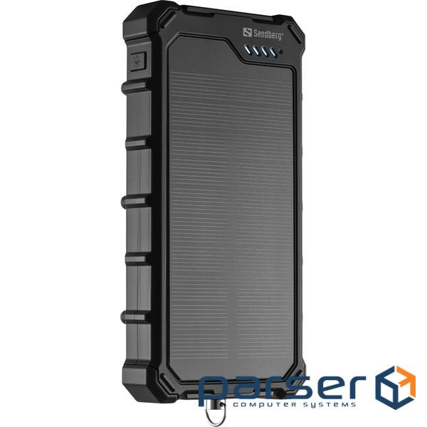 УМБ сонячна Sandberg 10000mAh 22,5W PD Solar Powerbank CampLED, USB-A,USB-C In/Out, PowerTh (421-23)