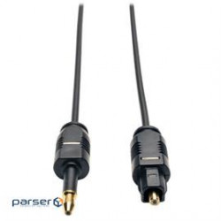 Ultra Thin Toslink to Mini Toslink Digital Optical SPDIF Audio Cable, 2M (6.6 ft.) (A104-02M)