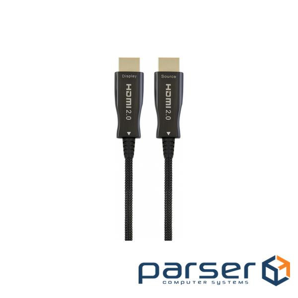 Кабель Cablexpert CCBP-HDMI-AOC-35M, HDMI V.2.0, вилка/вилка, з позолоченими контактами, 35 м