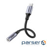 Cable UGREEN US211 Lightning - 3.5mm F Audio Adapter 10cm (Grey ) (UGR-30756)