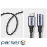 Cable UGREEN US211 Lightning - 3.5mm F Audio Adapter 10cm (Grey ) (UGR-30756)