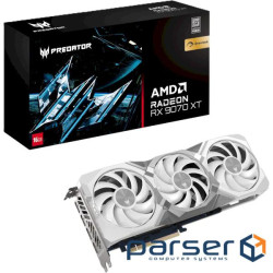 Відеокарта ACER Predator BiFrost Radeon RX 9070 XT OC 16GB White Edition (DP.Z4FWW.P02)