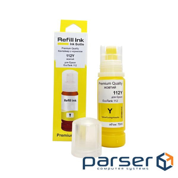 Чорнило Premium Quality Epson 112Y 70мл Yellow (70264877)