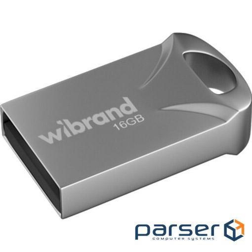 Флешка WIBRAND Hawk 16GB USB2.0 Silver (WI2.0/HA16M1S)