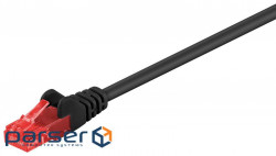 Патч-корд неекранованій RJ45 UTP6 15.0m,patch AWG24 D=5.8mm Gold Protect,чорний (75.06.8679-5)