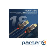 Кабель мультимедійний HDMI M to HDMI M 15.0m V2.0 Promate (prolink4k60-15m)