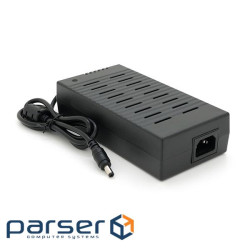 Імпульсний адаптер живлення 24В 8А (192Вт) led-індикація, штекер 5,5 / 2,5+ шнур живленн (BX-240800)