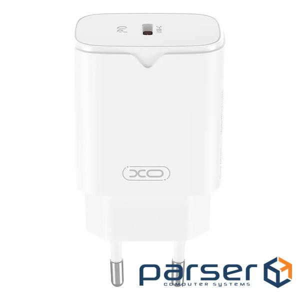 Зарядний пристрій XO USB-C PD30W white (L131.white)