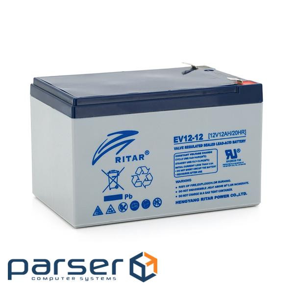 Тяговий аккумулятор RITAR EV12-12,12V 12Ah, F2 (151 х 99 х 97), Q4