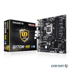 Gigabyte Motherboard GA-Q170M-MK Q170 SATA DDR4 PCI Express USB uATX Retail