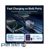 Зарядний пристрій Vention 2xUSB-C PD45W GaN + cable USB-C to USB-C 1.0m 5A gray (TZ-FCFH0-EU)