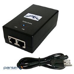 Адаптер Ubiquiti POE-50-60W, PoE adapter 50V/ 1,2A (60W) for AirFiber, w/ power cable (