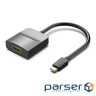 Перехідник USB-C to HDMI 0.15m black Vention (TDCBB)