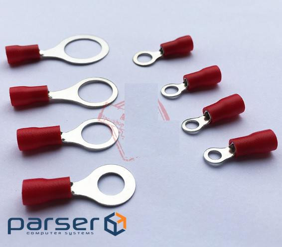 Клема тип "О" RV5.5-10, 0.7 мм, дріт 4.0-6.0, ізольована, максимальний струм 48А, ,