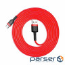 Date cable USB 2.0 AM to Type-C 2.0m 3A Red Baseus (CATKLF-C09) (CATKLF-C09 2m )