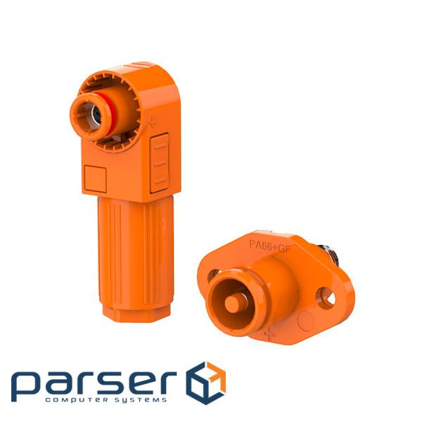 Комплект роз&apos,ємів для АКБ (тато+мама), SRDB-70С, 70А, 1500V, IP67, Orange , 1500V, IP67, Orange