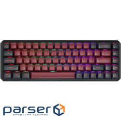 Клавіатура бездротова Motospeed Darmoshark K5 Gateron Red Red-Black (dmk5rbgr)