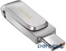Флеш пам'ять SanDisk Ultra Dual Luxe 128GB Silver (SDDDC4-128G-GAM46)