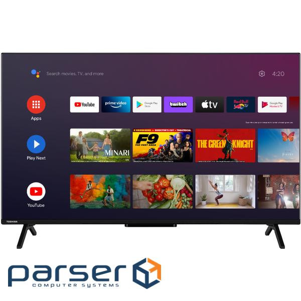 TV 50 Toshiba 50QA2363DG 4K UHD/QLED/T2/Android 11/2 x10W/Dolby MS12/ HDMI/ Wi-Fi/ VESA 200 x 200 M6