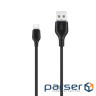 Кабель XO NB103 USB-Lightning (M/M), 2.1A 1м Black (6920680862702)