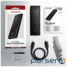 Кишеня зовнішня AXAGON USB-C 10Gbps metal box for M.2 NVMe SSD BLACK ARROW (EEM2-UB2)