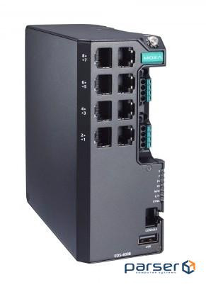 Промисловий 8-портовий керований комутатор Ethernet, 8x10/100BaseT(X) (EDS-4008-LV-T)