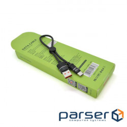 Cable iKAKU Xundian KSC-351 USB <-> USB Type-C, Black, 0.25 m , 5A (KSC-351_T)