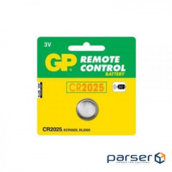 Батарейка Gp CR2025 * 1 (CR2025-U5)