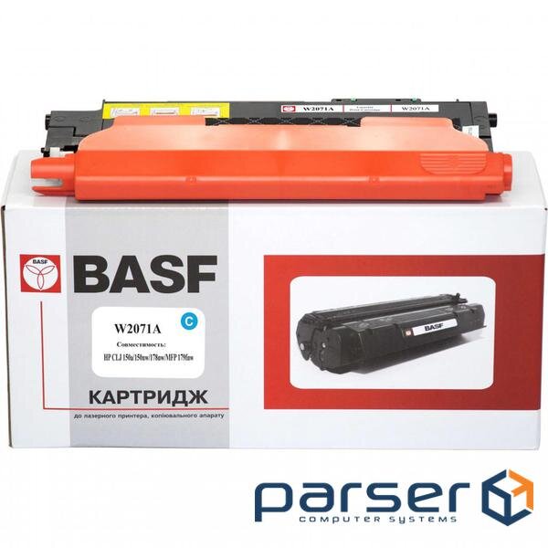 Тонер-картридж BASF HP CLJ 150/178/179, Cyan, without chip (BASF-KT-W2071A-WOC)