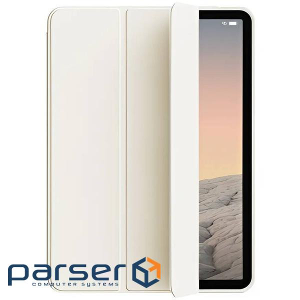 Чeхол-книжка BeCover Tri Fold Soft TPU Silicone для Apple iPad Air 13" M2 2024 Beige (711740)