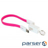Date cable USB 2.0 AM to Type-C 0.18m pink Extradigital (KBU1788)