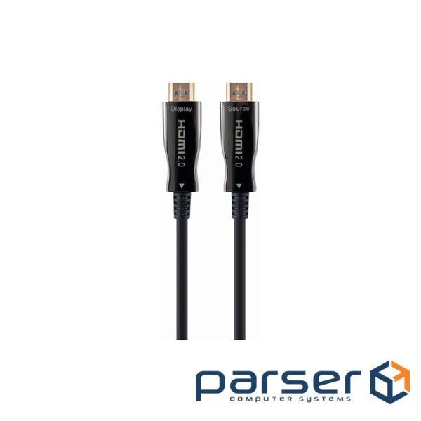 Кабель Cablexpert CCBP-HDMI-AOC-40M, HDMI V.2.0, вилка/вилка, з позолоченими контактами, 40 м