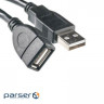 Дата кабель USB 2.0 AM/AF 0.5m PowerPlant (KD00AS1210)